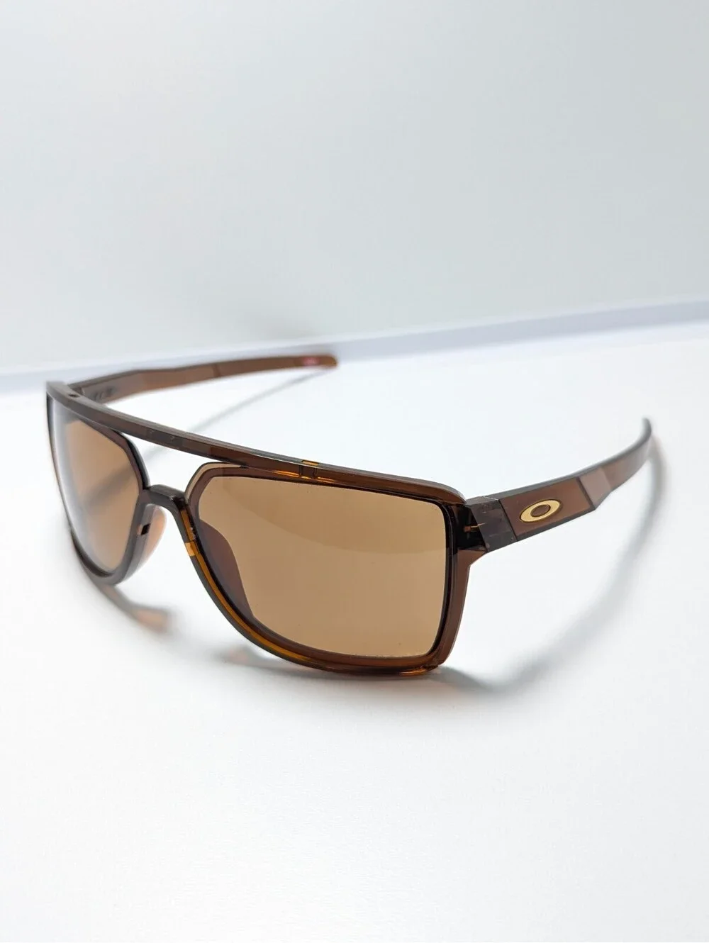 Oakley Castel OO9147-0363 Unisex Brown Aviator Sunglasses 63-12-133 UV